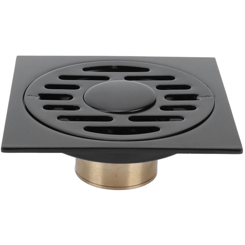 Gistuch - Ensemble de vidange de sol dissimulé, déodorant, pièce de vidange de douche pour salle de bains et cuisine, noir