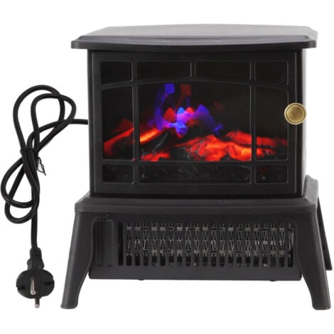 Gistuch Feu classique Cheminée électronique 1500 W Simuliertem FIRE Feuer Flame Effect Electric Fire