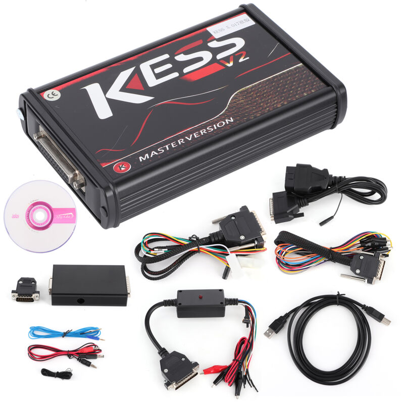 Gistuch - Health Gear Outil de Programmation Kess V2 V5.017 ecu OBD2, Programmeur de Diagnostic de Voiture à Jeton illimité obdii 5.017 Câble