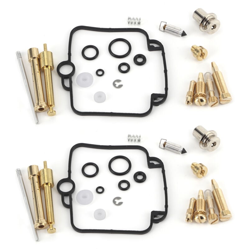 Gistuch - Kit de réparation de carburateur, 2 ensembles, avec composants d'étanchéité, adaptés à Suzuki GS500E
