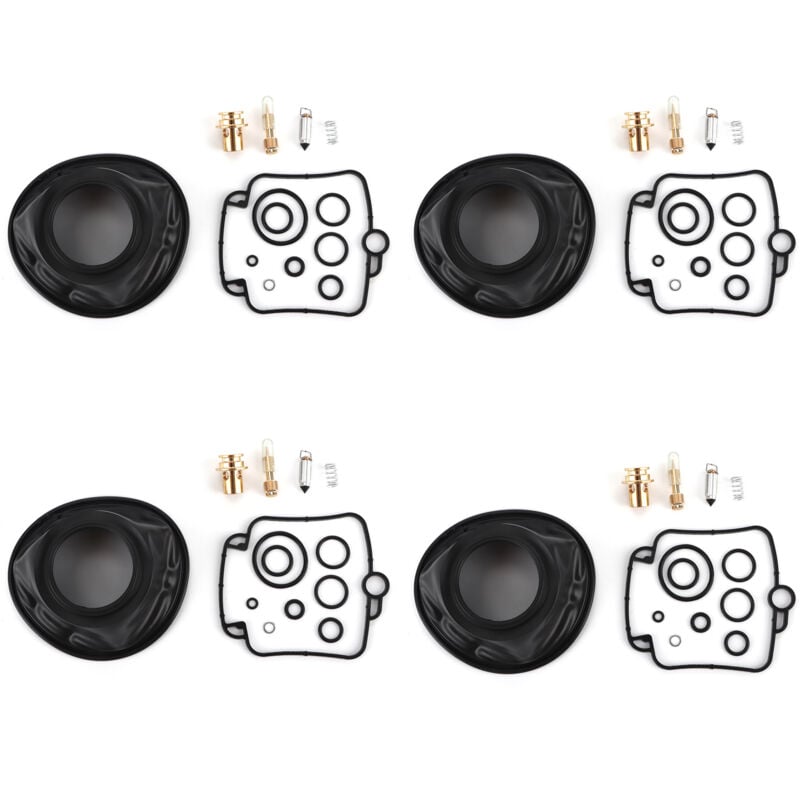 Gistuch - Kit de réparation de carburateur de moto, pièces d'entretien adaptées à Suzuki gsxr 750/750W, 4 ensembles