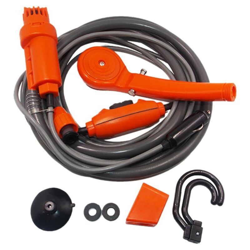 Gistuch - Kit Douche de Camping,Randonnée Douchette Portable 12V pour Camping Randonnée Voyage Voiture