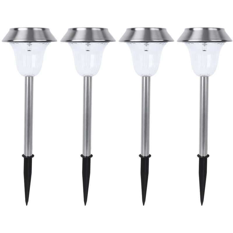 Lampe Solaire à led de Pelouse pour Lumière du Paysage Jardin Extérieur Cour,Blanc Chaud 3000K - 3500K - Gistuch