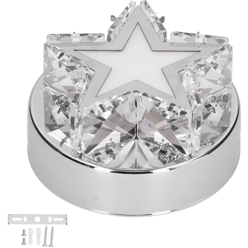 Gistuch - Light Plafond à cinq points d'étoiles étoiles lampe en acier inoxydable Couleur blanche pour la bibliothèque Corridor Porch Corridor Kitchen
