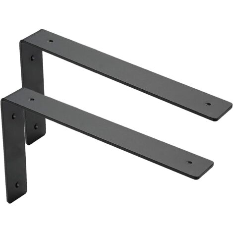 Lot de 2 Support D'étagère Triangle en Forme D'éventail Doré en Métal ...