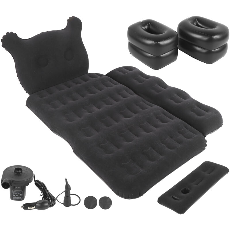 Matelas Gonflable Lit de Voiture, Coussin Gonflable pour Matelas, sièges d'auto Multifonctionnel avec Pompe à air et Oreillers - Gistuch