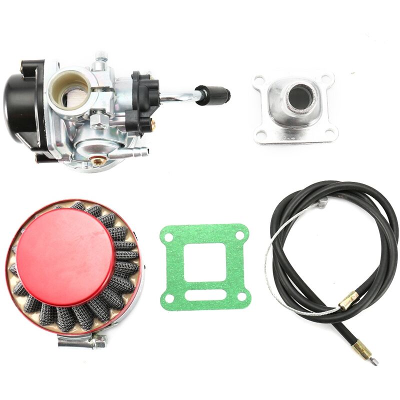 Gistuch - Outil de réglage du carburateur, abs + Aluminium Alloy à 2 coups Accélérateur Cable Carburateur, pour vélo de vtt de poche chinois 49cc