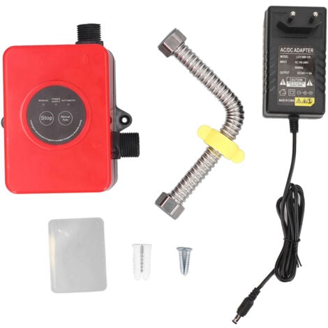 Gistuch Pompe de surpression d'eau automatique 100 W Contrôleur automatique DC 24 V 32 l/min pour robinet douche maison cuisine murale