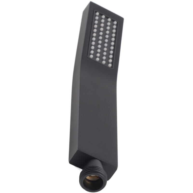 Gistuch Pulvérisateur de douche, apparence simple mais élégante, tête noire mate, résistant à la corrosion pour la salle de bain et la maison