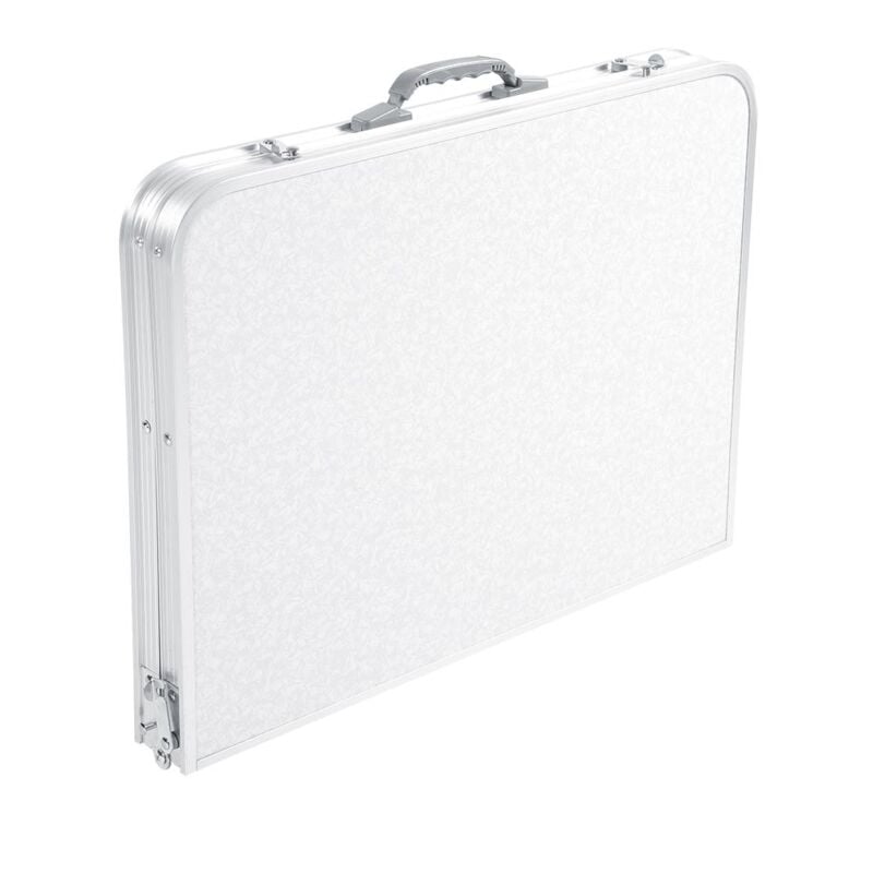 Table de pique-nique pliable réglable en alliage d'aluminium, table pliante utilitaire de camping légère en plein air pour les fêtes de jardin, la