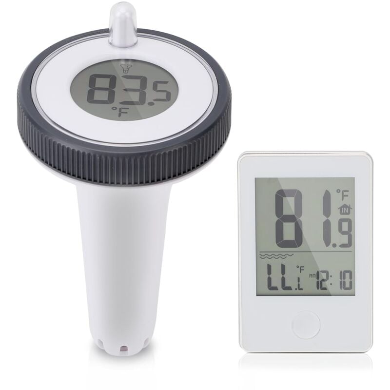 Thermomètre flottant sans fil pour piscine et aquarium - Livré sans piles - Gistuch