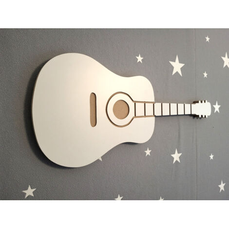 Gitarrenförmige Wanddekoration