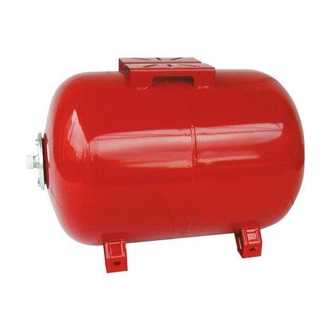 Gitral – Réservoir horizontal à vessie interchangeable 25L – Pression max 10 bars – Système de raccordement fileté – Pour systèmes de pompage - VHEF25