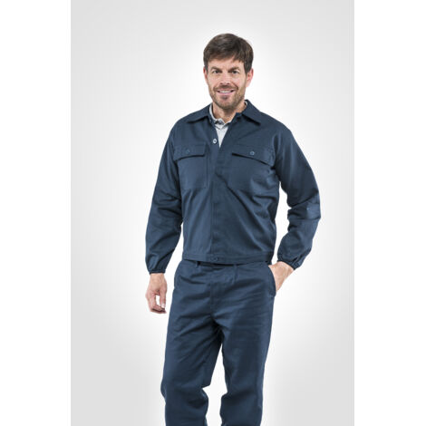 GIUBBINO COT.MASSAUA BLU C/ELASTICO
