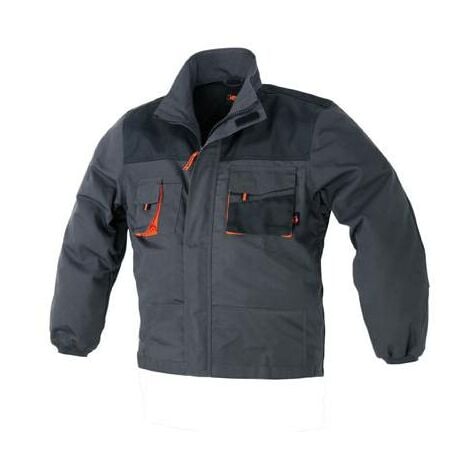 ORMA Giubbino da lavoro canvas 48320 - 260 Gr. - 85% poliestere - 35% cotone - con inserti antiabrasione - Taglia: XL