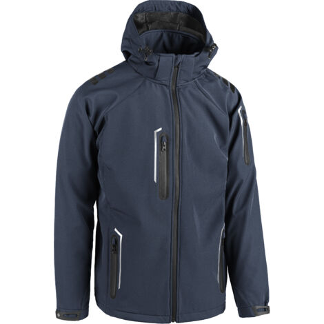 GIUBBINO SOFTSHELL GEYSER BLU NAVY