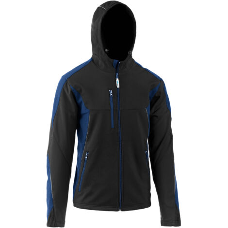 GIUBBINO SOFTSHELL MERCURY BLU/NERO