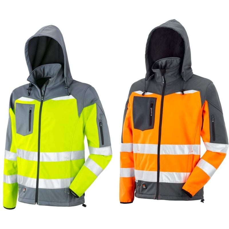 Neri - Giacca softshell alta visibilità Casilina