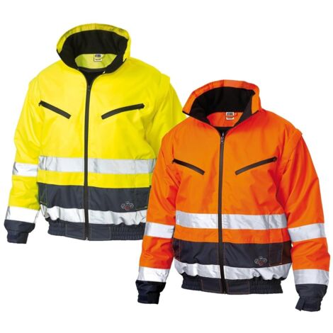 Giubbotto alta visibilità da lavoro Siggi Bomber 25GI0221 - S - Arancione