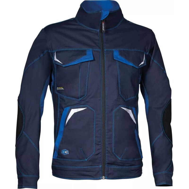 Veste de travail abrantes - Bleu marine/Azur 3XL - fr (58) - eu (60)