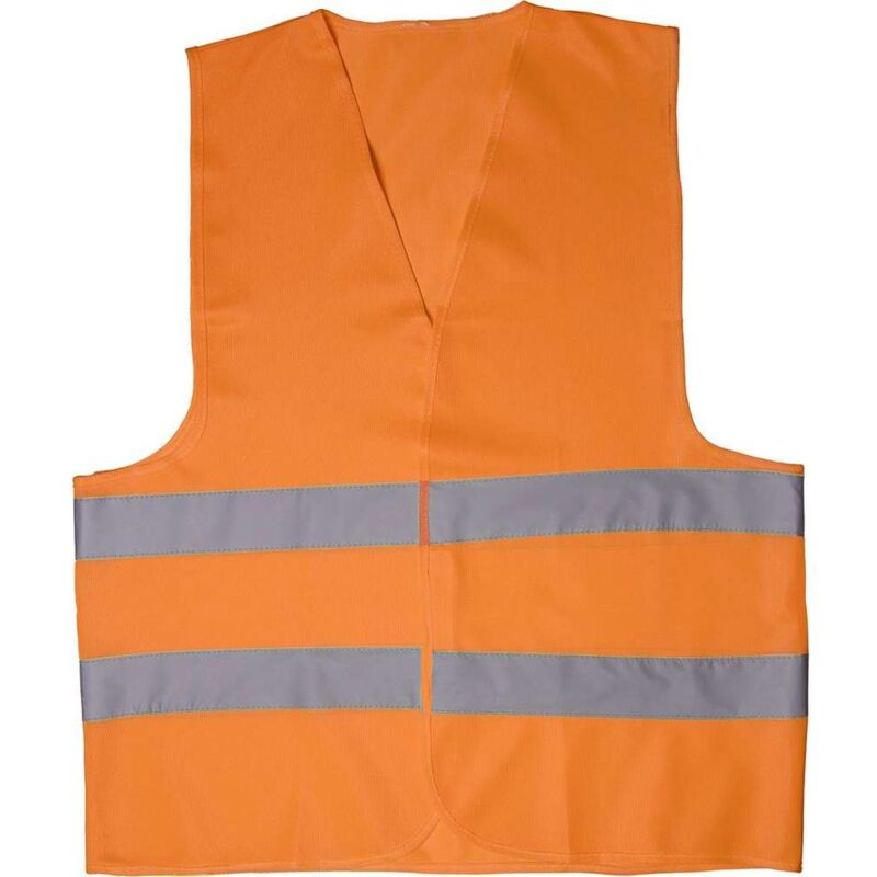 Image of Giubbotto di segnalazione ad alta visibilità omologato colore arancio