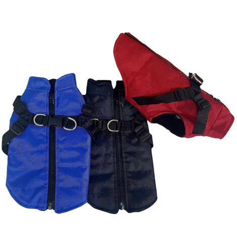 Giubbotto Gilet Vestiti Cane Taglia S Con Pettorina Incorporata Inverno Animale