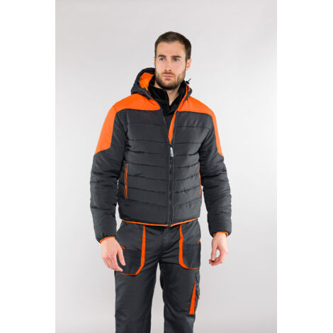 GIUBBOTTO KINGJOB ANTRACITE/ARANCIO