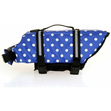 Giubbotto Galleggiante Per Cani Alp Design Delphinus - Taglia M (25-40 Kg), 6 Maniglie, Made In Italy - Foto 4
