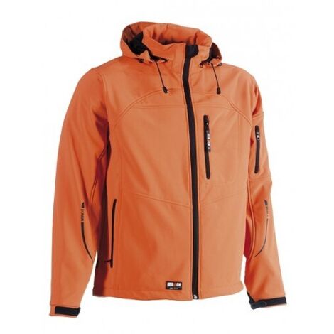 Giubbotto softshell con cappuccio Poseidon Herock Arancione XL