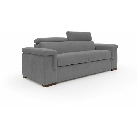 Giunone Divano letto mat. H18 240 cm (mat. 160x197 cm) grigio