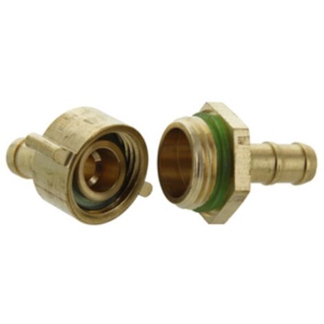 GIUNTATUBI OTTONE 3 PZ 1/4X 8 MM