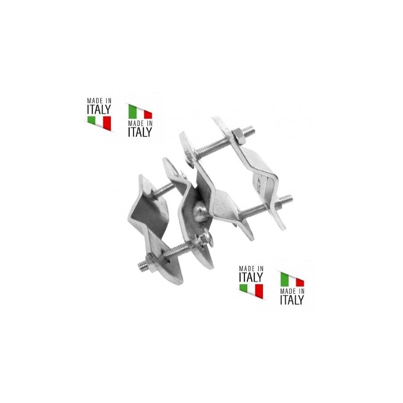 Image of Dck Group - Giunto a Croce Piccolo Zincato Made in Italy Max 40 mm