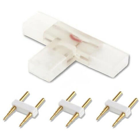 GIUNTO A T CON 3 CONNETTORI 2 PIN PER NASTRO LED