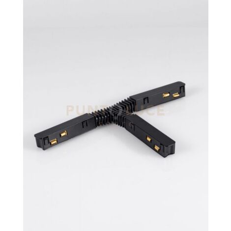GIUNTO A  "T" ELETTRICO PER SISTEMA BINARIO TRACK H2,74CM 48V NERO