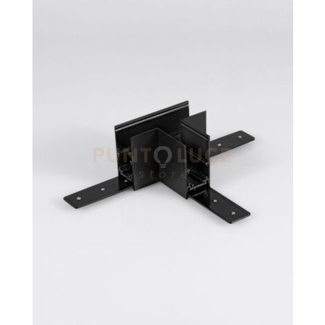 GIUNTO A "T" MECCANICO PER BINARIO 48V H5,4cm NERO