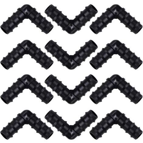 Giunto angolare per tubi da irrigazione 16 mm, 20 pezzi
