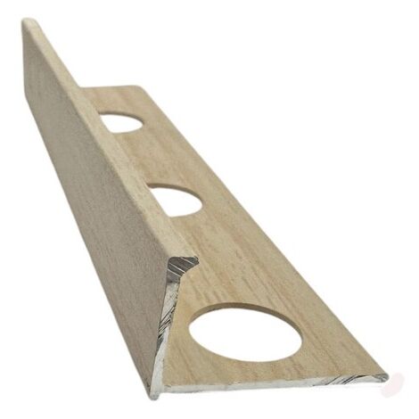Giunto di Delimitazione Madera in Alluminio 12 mm : Colore - legno-faggio
