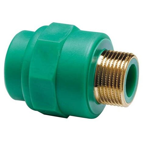 Giunto dritto filettato maschio pp-r / ottone : Diametro - 32X1"