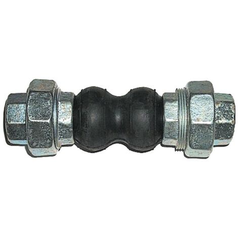 Giunto elastico ø 1"1/2 in gomma filettato per acqua - L. 200 mm 00000015212