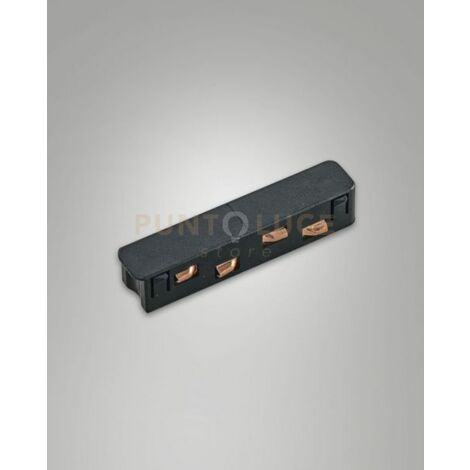 GIUNTO ELETTRICO LINEARE PER SISTEMA BINARIO TRACK 48V NERO