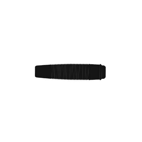 Giunto flessibile isolato per spina da 4mm nero kun 30