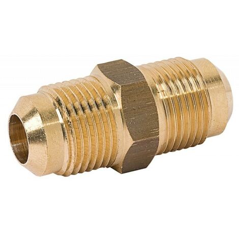 Giunto in ottone maschio maschio 5/8" per condizionamento rinaldi e pettinaroli