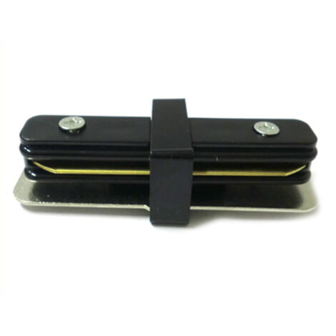 Giunto Lineare a I Connettore Per Binario Illuminazione Faretti Led Modello I Colore Nero Per Mono Fase