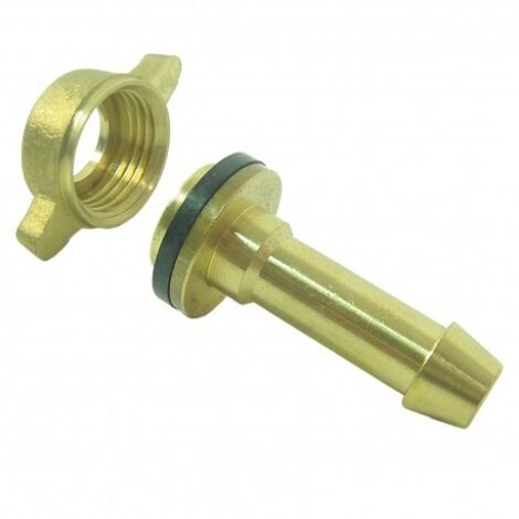 GIUNTO PER LANCIA IRRORAZIONE PORTAGOMMA DRITTO D.10 CON GHIERA 1/2" 17378