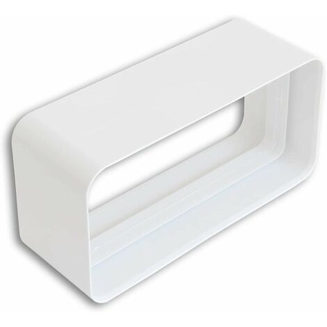 EDIL PLAST - LA VENTILAZIONE GIUNTO IN ABS PER TUBI DI AERAZIONE RETTANGOLARI 150X70 MM BIANCO CG157B