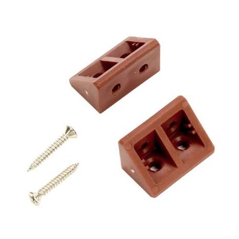 Giunzione Angolare Mm.34X28 Marrone