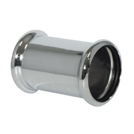 GIUNZIONE IN OTTONE CROMATO CON OR Misura: Diam. 40