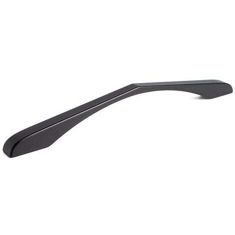 GIUSTI pomo zamak modelo maca acabado negro mate medidas 160mm.