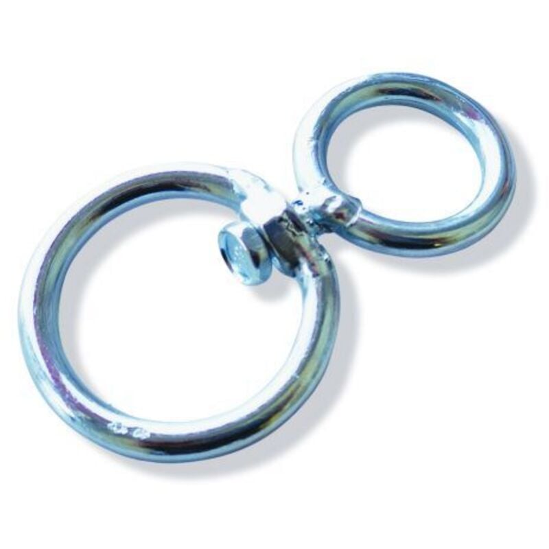 Givolare in Acciaio Zinco D. 6 Mm. a 2 Anelli