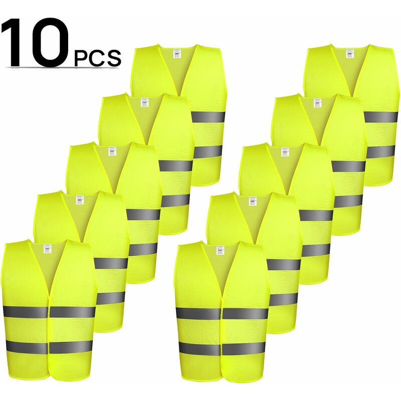 10 Gilet Alta visibilità, Giubbotto
